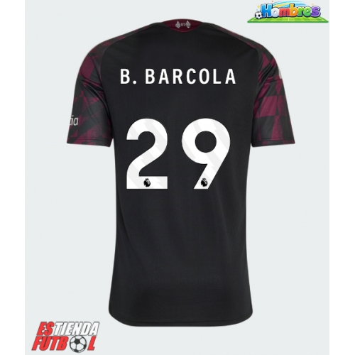 Liverpool Bradley Barcola #29 Tercera Equipación 2026-27 Manga Corta